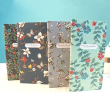 4 шт./лот бабочки серии Тетрадь офиса дневник DIY ретро крафт-Бумага пустой блокнот