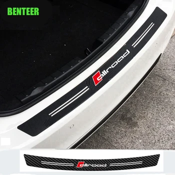 

Carbon fiber Material Allroad car door decals sticker for Audi A4 A6