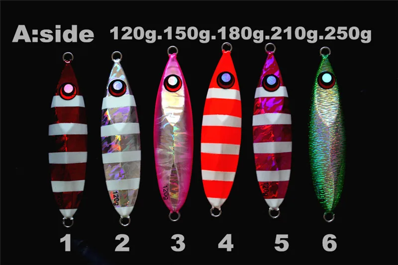 

new slow jigging fishing lure lead jig lure sk09-60g.80g.120g .150g.180g.210g.250g boat fishing lure
