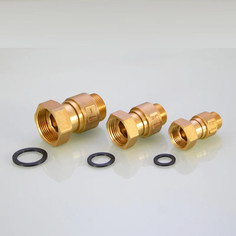 Латунный обратный клапан " Женский до 3/4" наружная резьба обратный клапан Латунь