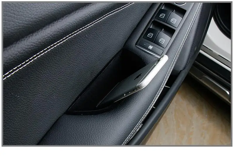 Автомобильный Стайлинг центральный ящик для хранения подлокотник Переделанный автомобильный ящик для хранения перчаток Крышка для Mercedes Benz GLA CLA C117 A/C Класс W205 GlC