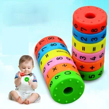 AUTOPS 6pcs/set Multiplication Magnetic Column Figure Arithmetic building blocks Kids Learning Educational Toys for Children