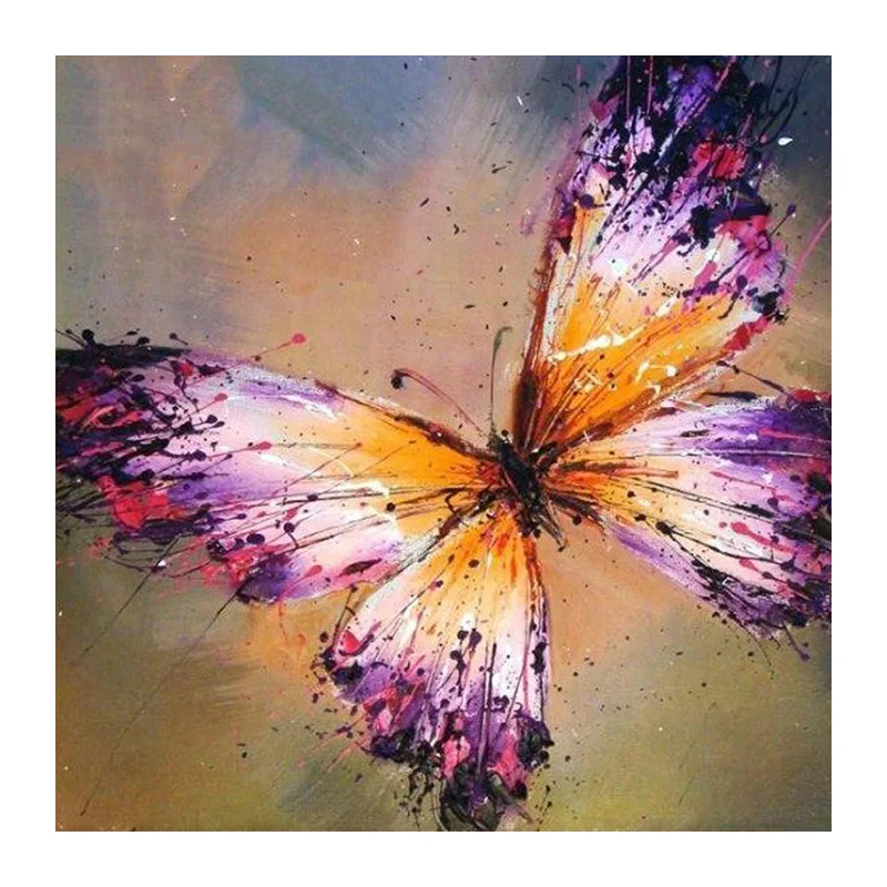 New Animal Butterfly Diamond Embroidery Diy Diamond Painting Cross Stitch Picture Of Rhinestones Full Square Diamond Mosaic Kits