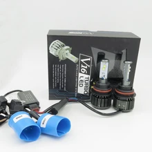 V16 TURBO H4 H4-3 H13 9004 9007 HB1 HB5 H4(H/L) 80 Вт/заданная величина 8000LM светодиодный фар Conversion Kit H13 9004 9007 HB2 биксенон 6000k