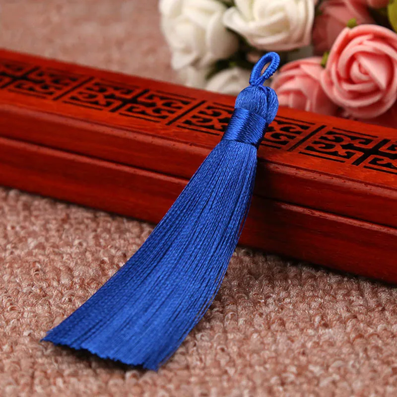 5pcs/lot 8cm Long Multicolor Cotton Silk Tassel Brush for Earring Charm Pendant DIY Craft supplies home Jewelry decorations