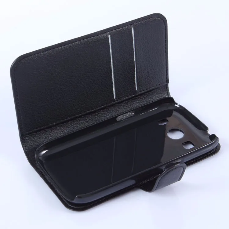 Luxury Wallet PU Leather Case For Samsung Galaxy Ace 4 Style LTE G357 G357FZ SM-G357 4.3 Flip Protective Phone Bag Back Cover (10)
