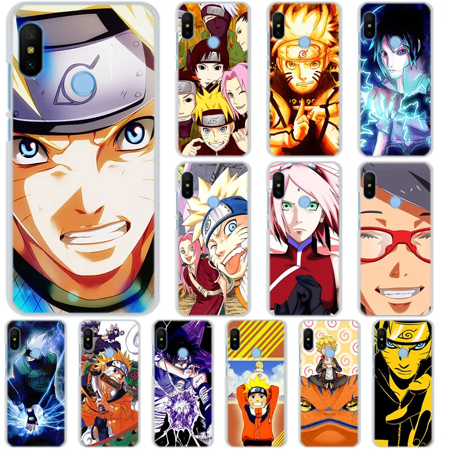 

Naruto Sasuke sakura haruno phone shell Case for Xiaomi Mi A1 A2 Lite Redmi 5 5A 5Plus 6 6a Note 6 Pro Hard PC Phone Case