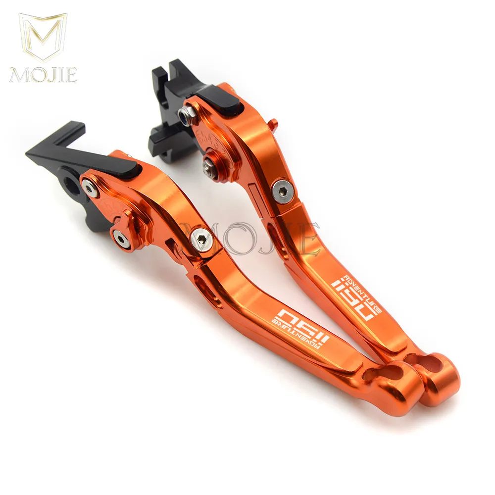 Для KTM 1190 Приключения R 2013- Мотоцикл с ЧПУ Алюминий складной Extenable сцепные рычаги рычаг 1190 приключение ADV рычаг - Цвет: Orange