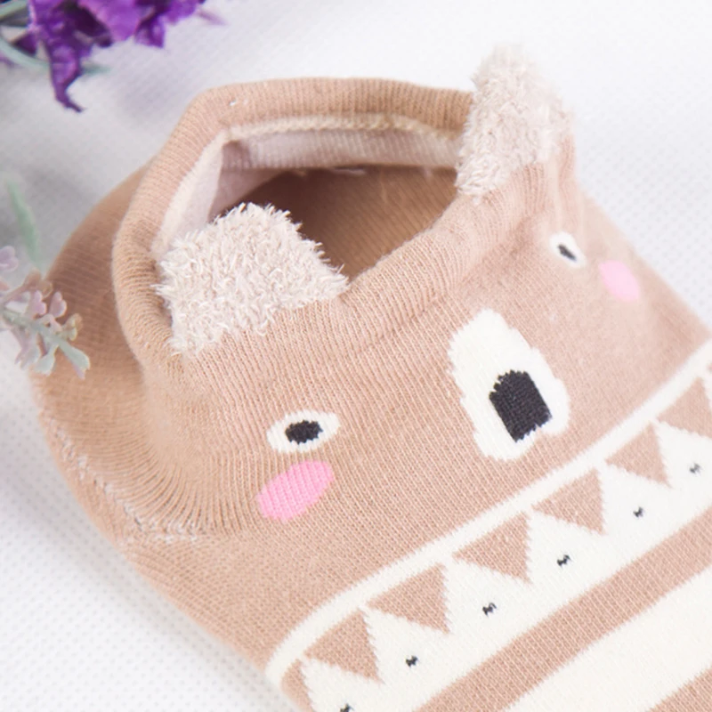 LNRRABC Cute Lovely Women Socks 3D Cartoon Animal Zoo Cotton Soft Creative Kawaii Girls Socks Women Accessories