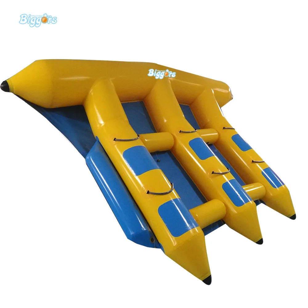 Inflatable Biggors MultiPerson Inflatable Flyfish Boat For Amusement Park