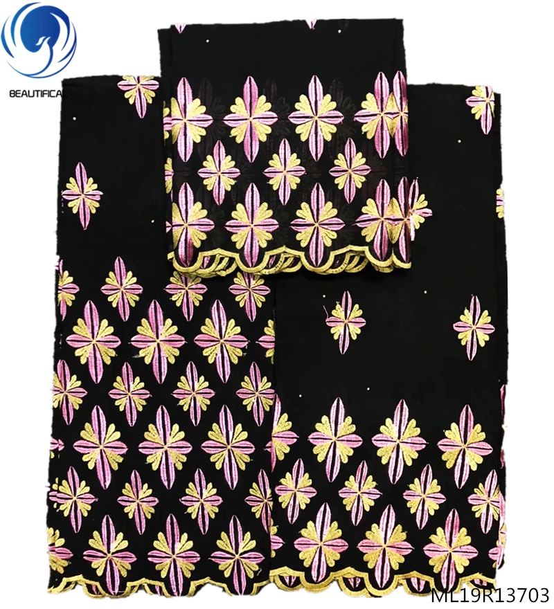 

BEAUTIFICAL black swiss voile lace african laces fabrics fabric african swiss lace for men and women 7 yards/set ML19R137