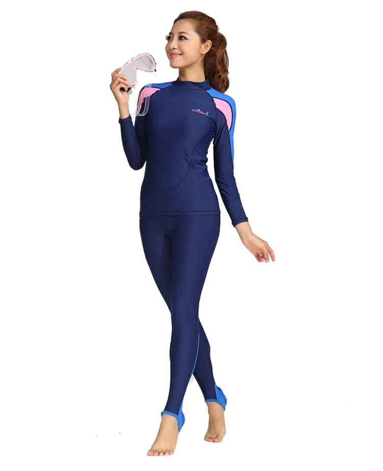LS-716-3 2 Pieces Diveskin Diving Suit Stinger suits uv protective