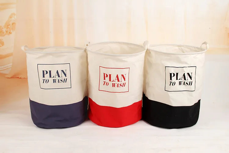 

NEW PLAN TO WASH Laundry Basket Foldable Bath Hamper Dirty Clothes Storage Bags Wash Clothes Organizer