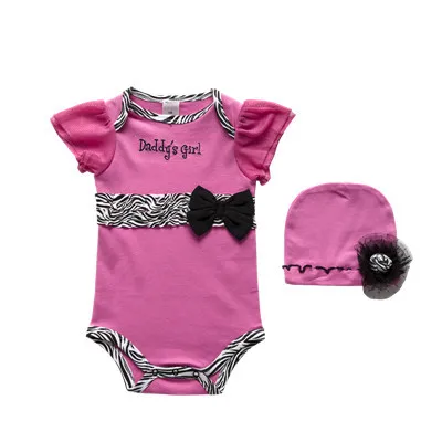 Модная одежда для новорожденных девочек короткий комбинезон юбка-пачка и повязка на голову, костюмы из 3 предметов летние комплекты одежды для маленьких девочек с принтом зебры - Цвет: 2 piece