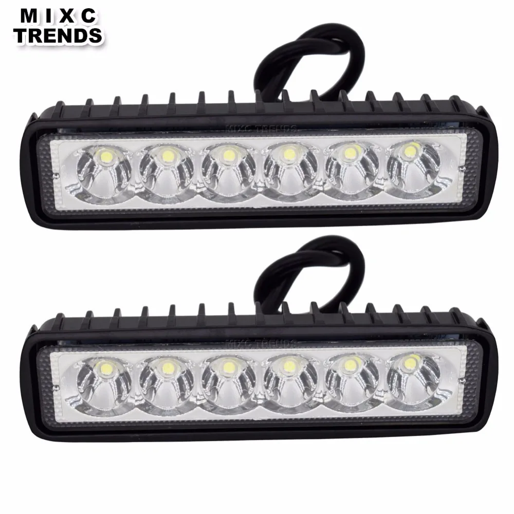 Комплект из 2 предметов 18W 12V светодиодный рабочий светильник бар Точечный