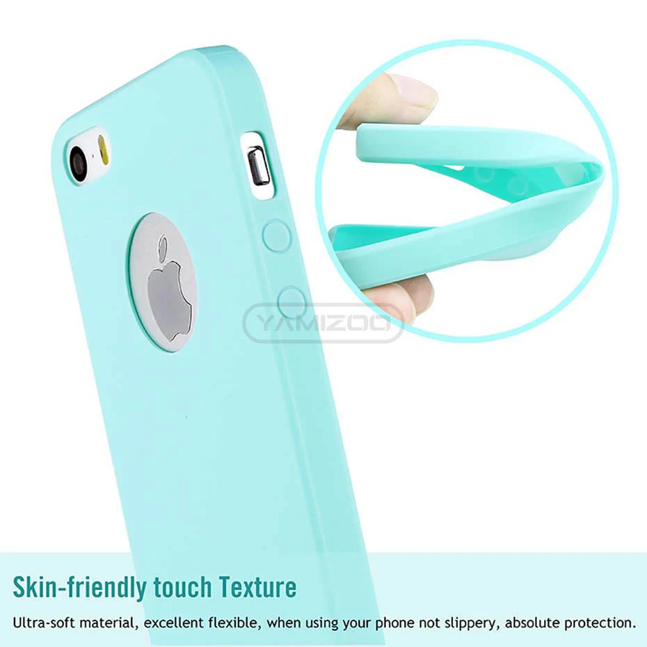 YAMIZOO Cover For iPhone 5s se 5 Case Silicone Cute Fundas 5s On Ultra Thin Soft Matte Back Cover Phone Case For iPhone 5 se 5s  (7)