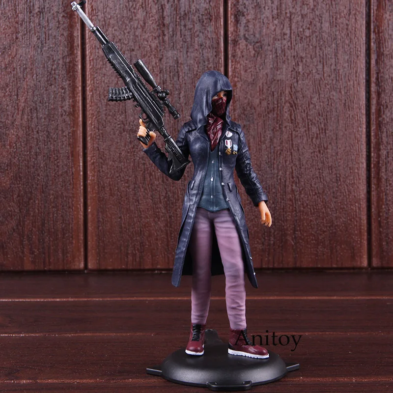  PUBG Playerunknow's BattleGrounds Hot Game Battle Loyale Girl Faith Suit Ver. PVC Haocaitoy Action 