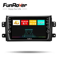 Funrover Octa 8 ядра Android8.1 Штатное Головное устройство Suzuki SX4 2006-2013 GPS Android aвтомагнитола магни тола 2 din автомагнитолы 2DIN Андроид для Сузуки SX4 штатная магнитола а втомобильная мультимедиа