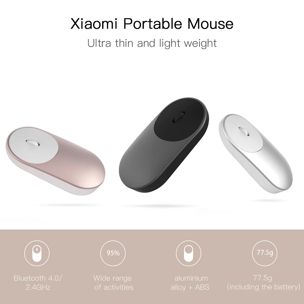 Xiaomi Mi Portable Mouse 2 Купить