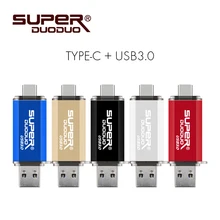 Супер Мини Тип C 3. 0 USB флеш-накопитель высокого качества 128 ГБ микро Usb флешки 16 Гб оперативной памяти, 32 Гб встроенной памяти, 64 ГБ флэш-накопитель для Тип-C устройства