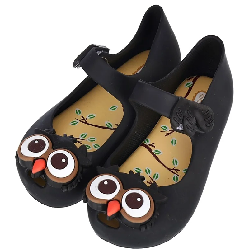 2019 Летние Новые Горячая Распродажа Сова девочки принцесса желе сандалии 5 цветов мальчики сандалии желе обувь пляжные сандалии детские