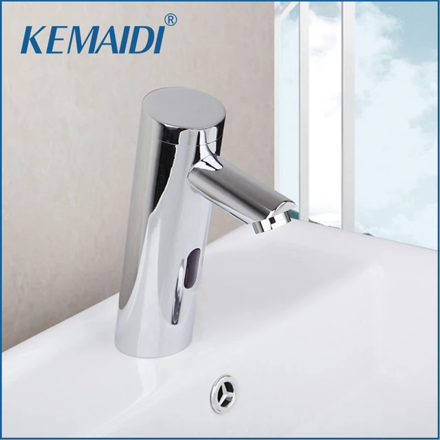 Kemaidi Basin Faucet Torneira Automatic Hands Touch Free Sensor Kemaidi Basin Faucet Torneira Automatic Hands Touch Free Sensor Faucets Bathroom Br Sink Chrome Mixers