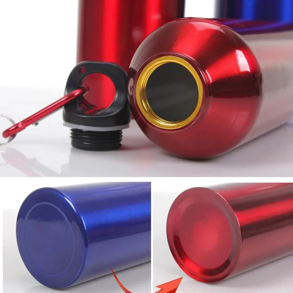 Water Bottles 400ml 500ml 600ml Aluminum Sports Water Bottle for Outdoor Exercise Bike