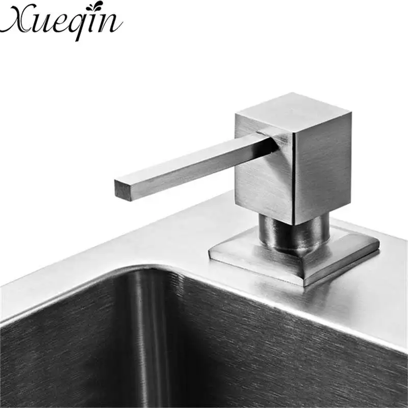 300ML Stainless Steel Liquid Soap Dispenser Detergent Lotion Shampoo Bottle Container Sink Pump For Kitchen Bathroom 300ML Stainless Steel Liquid Soap Dispenser Detergent Lotion Shampoo Bottle Container Sink Pump For Kitchen Bathroom