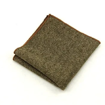 

luxury wool handkerchief for men pocket square towel hankie suit accessories men's kerchief quality personalized handkerchiefs