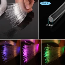 Заводская катушка 1,0 мм PMMA Пластиковые оптоволокно торцевого свечения оптический кабель для звездных потолочных огней