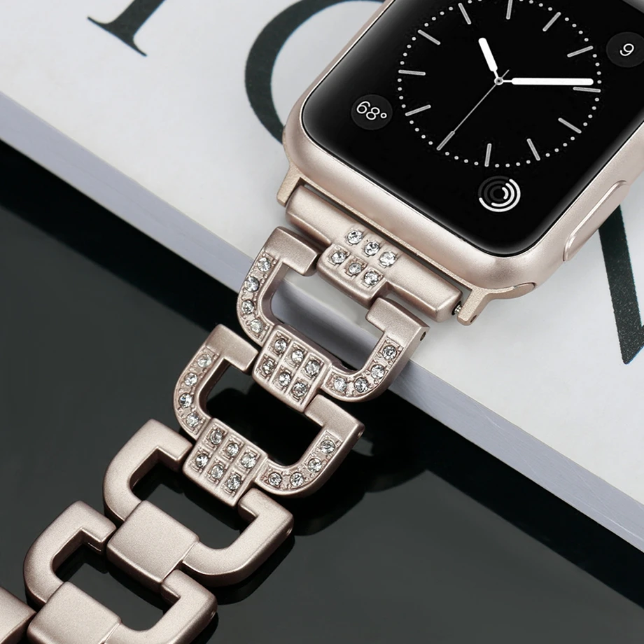 38/42 мм Apple Watch на группа Нержавеющая сталь для Мужской замена наручные часы