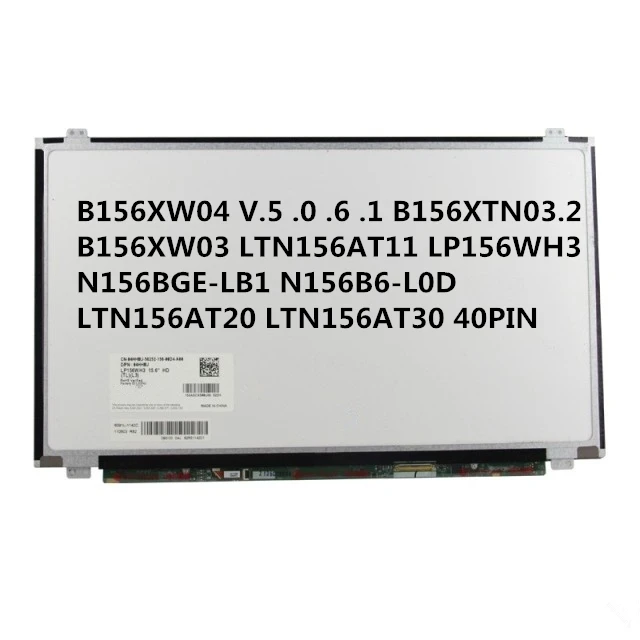 Бесплатная доставка LP156WH3 TLA1 ltn156at11/ltn156at20 n156b6-lod b156xw04 V.5 ЖК экраны для ноутбука 15.6