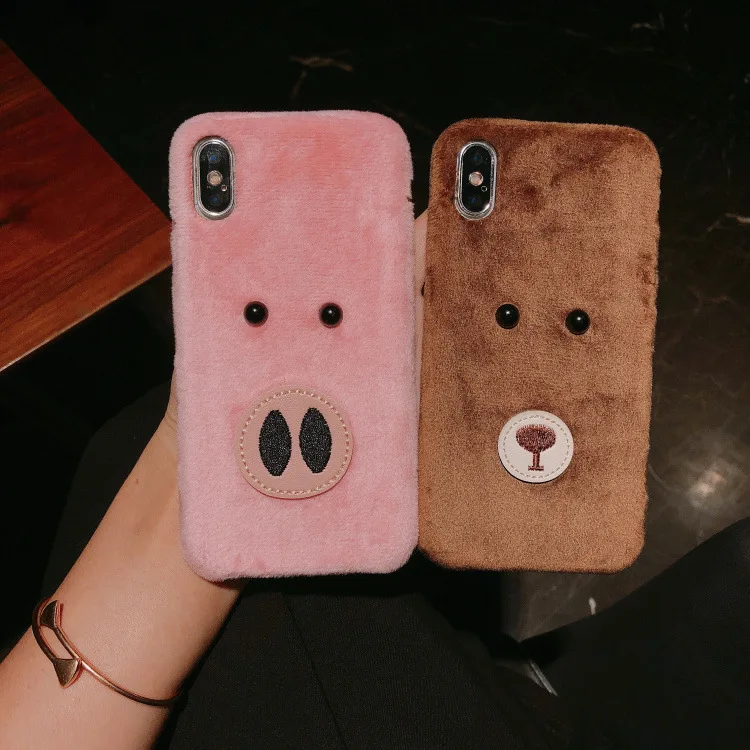 Kuutti Squishy/милые зимние противоударные чехлы для телефонов iPhone 8 7 6 6s X Kawaii |