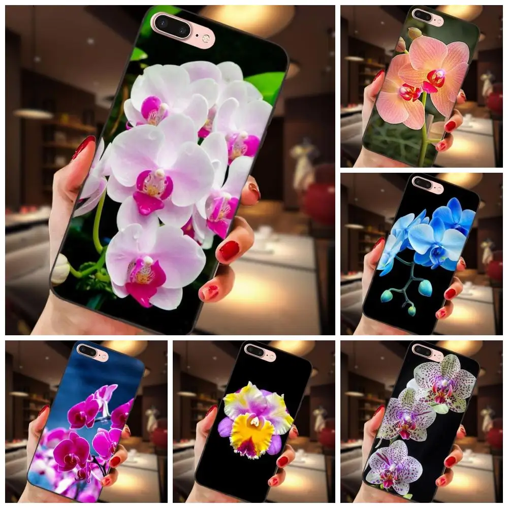 

For Galaxy C5 C7 J1 J2 J3 J330 J5 J6 J7 J730 2017 Ace Core Duo Max Mini Plus Prime Pro Soft Fashion Orchid Flower