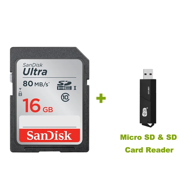 SanDisk Carte 16gb Geheugenkaart SDHC Ultra Tarjeta sd Kaart 16 GB Canon Sony Samsung Nikon Olympus digitale Smart SLR Camera|Geheugenkaarten| AliExpress