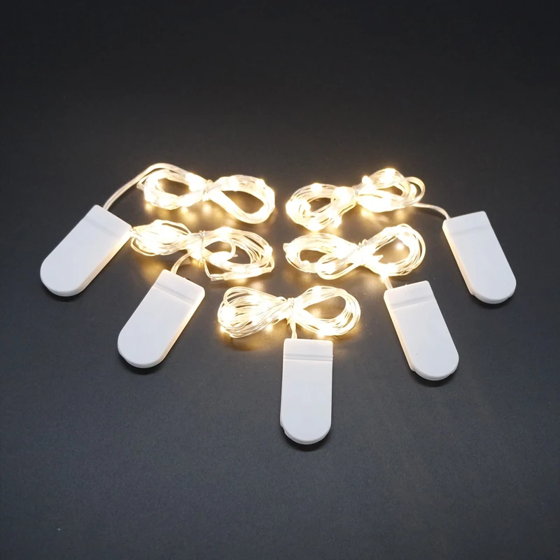 2 м 20 LED серебряная проволока сказочная гирлянда лампа светодиодная