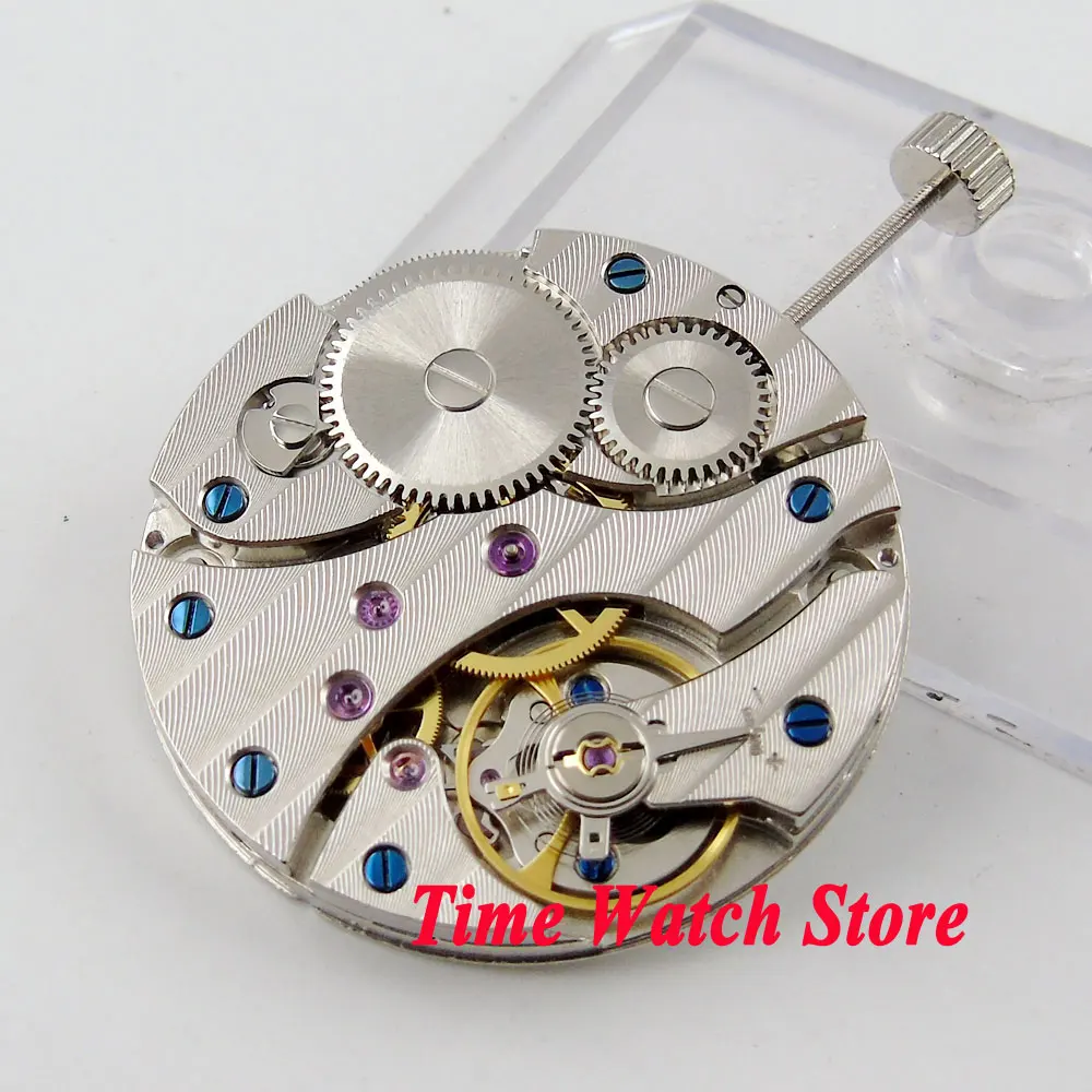 Часы PARNIS с механизмом 17 Jewels mechanical Asia 6497 мужские наручные часы ручным заводом
