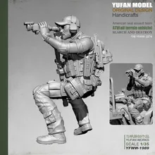 1/35 модельная фигурка из смолы, набор современных американских солдат, снайперский наблюдатель, неокрашенный, 35Y1989