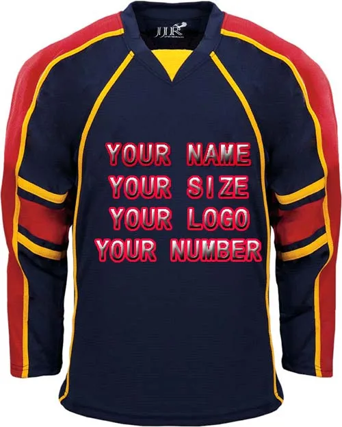 

Custom ICE Hockey Jerseys Replica Home Away Vintage Jersey Black/White Mens Tackle Twill USA CANADA Australia Free Shiping