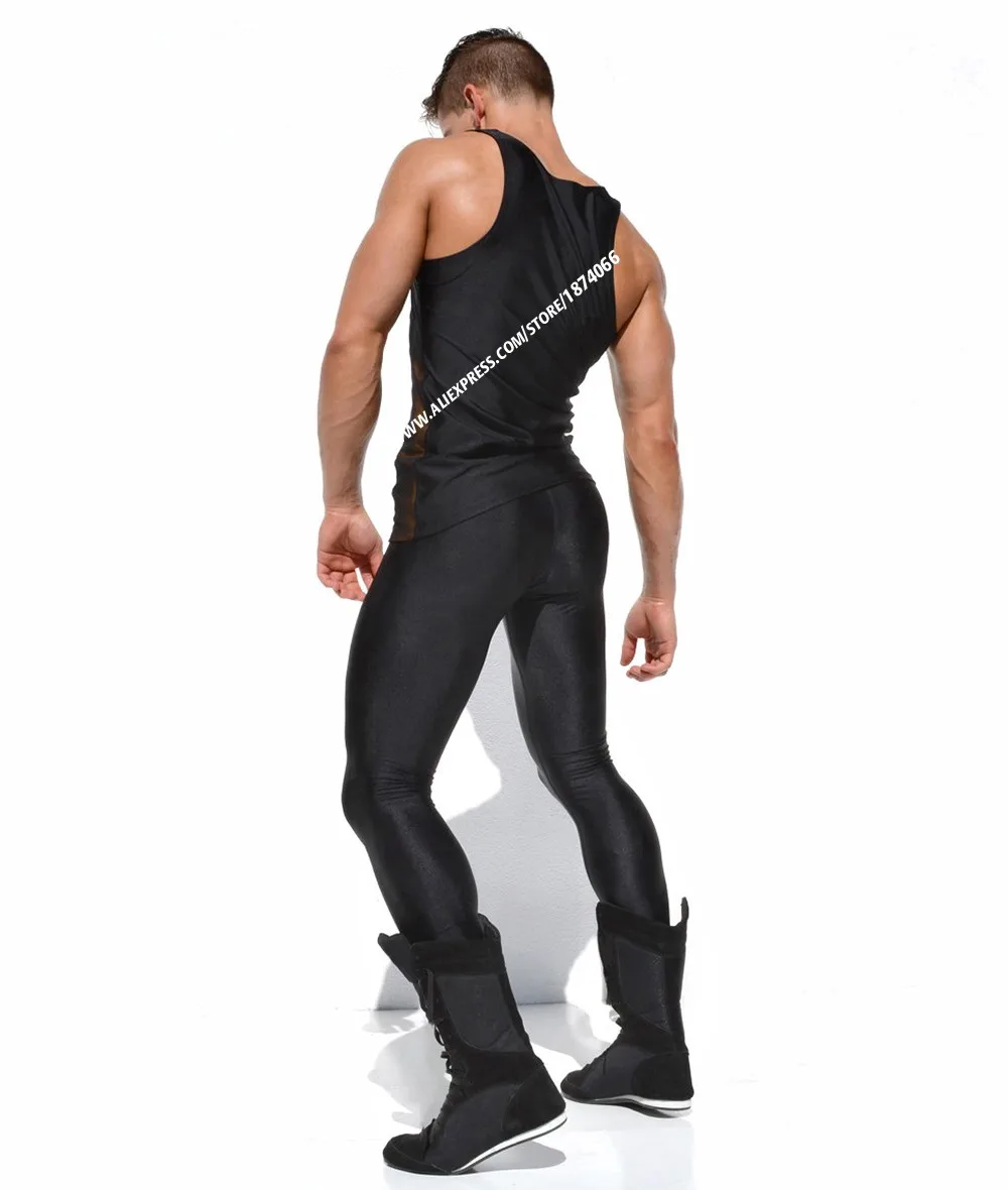 Aimpact Sexy Fashion Skinny Men Sport Pants Athletic Slim Fitted Running Men's Pants Gym Sexy Tight Causal Sweatpants AQ15 (7)