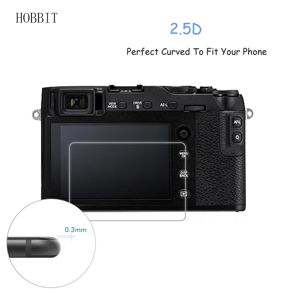 2 упаковки для цифровой камеры Fujifilm X-E3 XE3 0,3 мм 2.5D 9H прозрачная защитная пленка из закаленного стекла для ЖК-экрана с защитой от царапин