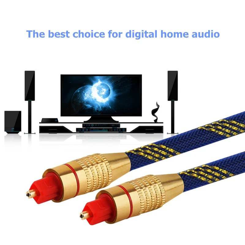 Rankman Digital Optical Audio Cable Toslink Coaxial Cable SPDIF Cord Fiber Cable for Amplifier PC Sound Bar DVD