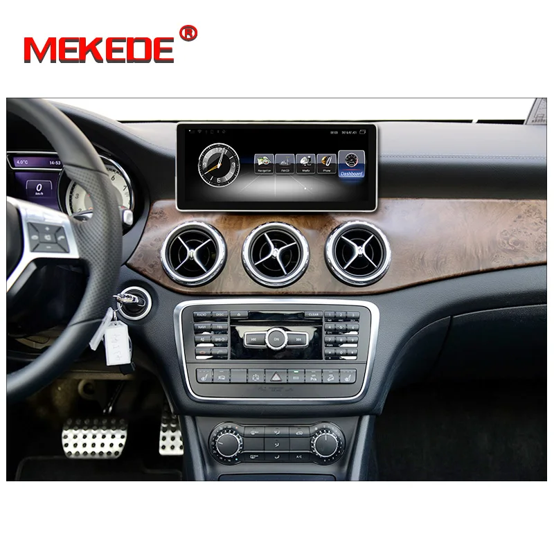 Sale MEKEDE 10.25" Android 7.1 Car Radio GPS Navigation for Benz GLA Class X156 2013-2015 GPS radio stereo dash multimedia player 1