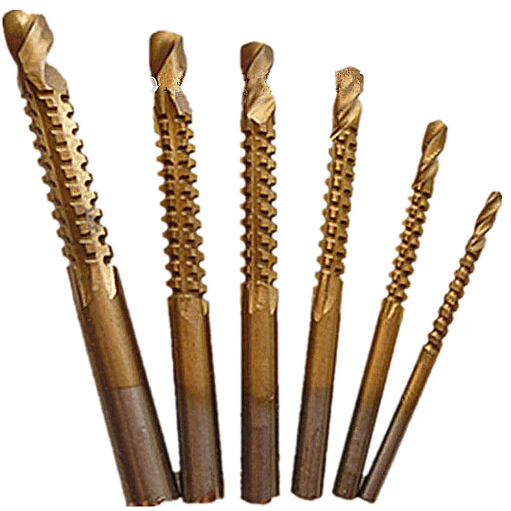 Titanium Coated Woodworking Saw Drill Bit Carpenter Wood Plastic Metal Hole