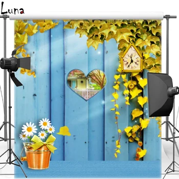 

MEHOFOTO New Fabric Polyester Photography Background For Children Blue Wood Wall Vinyl Background For Kids Photo Studio 410