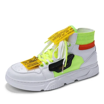 

Fashion Man Sneaker For Men Brand Outdoor High Top Shoes Non-slip High Quality Walk Casual Shoes Male Shoes Trend Zapatos Hombre