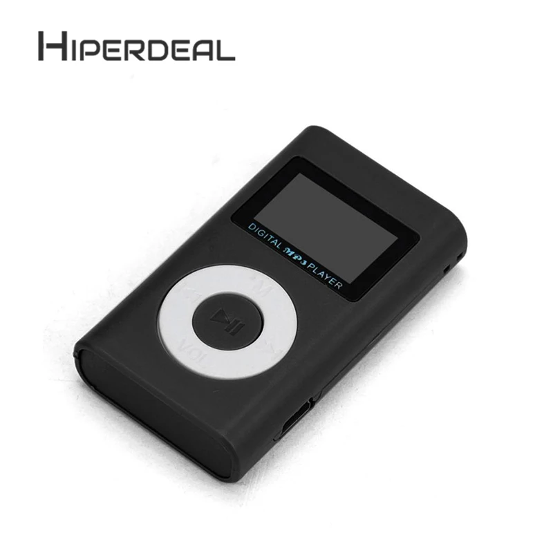 

HIPERDEAL Fashion USB Mini MP3 Player LCD Screen Support 32GB Micro SD TF Card Clip Music Media Slick Stylish Design 6Sp5