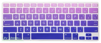 

For MacBook Air 13.3 Big Font Green in Rose Keyboard Cover Silicone Skin For MacBook Pro 13 15 with or w/out Retina