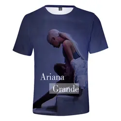 Новое поступление Лето Ariana Grande 3D футболка wo Для мужчин Мода хип-хоп Harajuku 3D принт Ariana Grande женская с короткими рукавами футболка