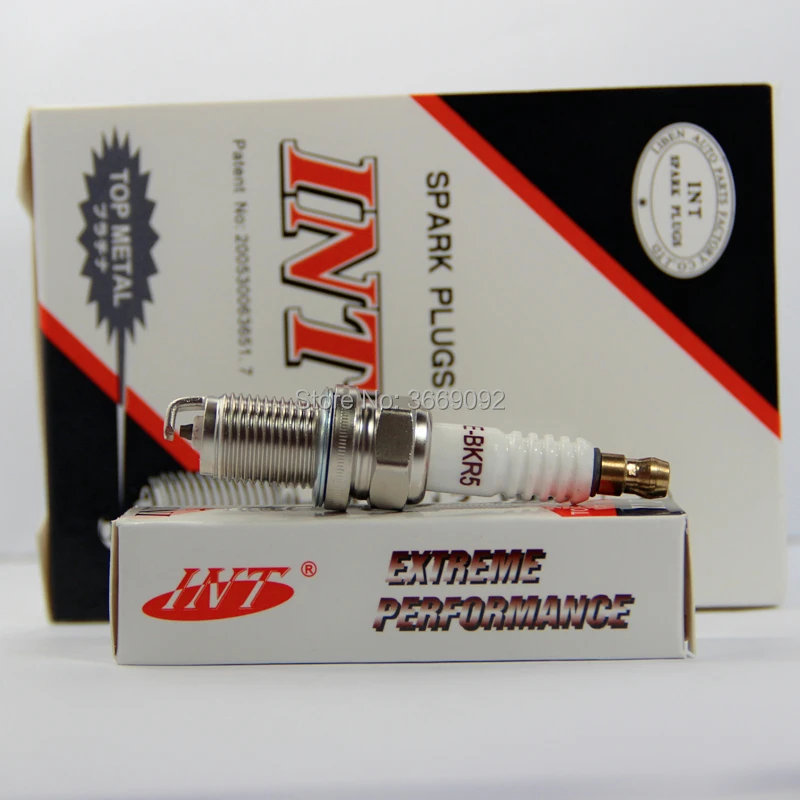 

4pcs INT spark plug E-BKR5 for BKR5E BKR5EYA BKR5ES FR3LS 14FR-8DU UXT3 FR7DC D17Y RC10YC 16PR-U K16TT VK16 IK16 BKR5EIX BKR5EGP